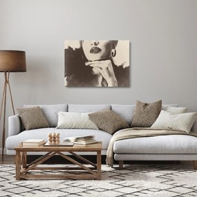 Obraz na szkle - Vintage zdjęcie kobiety (70x50 cm)