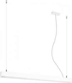 Biała lampa wisząca LED do biura 3000 K - EX613 L8-D48