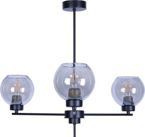 Industrialna lampa wisząca ze szklanymi kloszami - S817 H1-N84