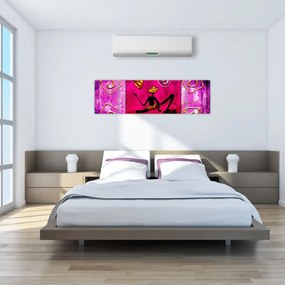 Obraz historycznego muralu (170x50 cm)