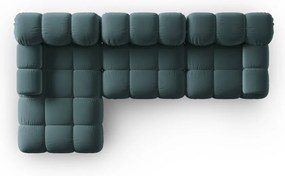 Morska aksamitna sofa 285 cm Bellis – Micadoni Home