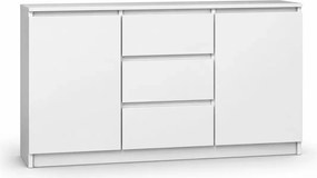 Komoda Dalio 120 cm 2D3S z szufladami i półkami