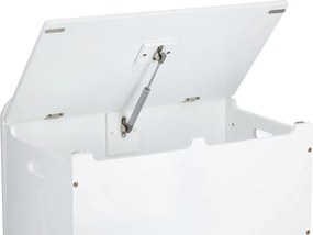 Drewniana skrzynia na zabawki CHMURKA, ława, 60 cm