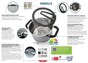 Elo 30004 Premium 4-częściowy zestaw garnków zestali nierdzewnej Rondello