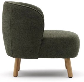 Zielony fotel z tkaniny szenilowej Ulit – Kave Home