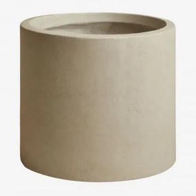 Doniczka Z Betonu Aurevi Ø30 Cm & Piaskowy Brąz - Sklum