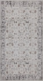 Dywan vintage INKA Floral z Efektem Postarzenia Kremowy 80 cm x 150 cm