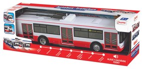 Trolejbus Rappa z dźwiękiem i światłem, 28 cm