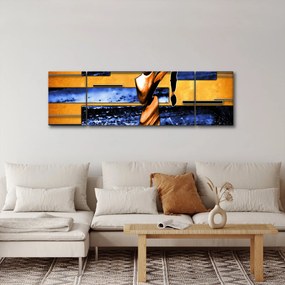 Obraz obrazu abstrakcyjnego (170x50 cm)