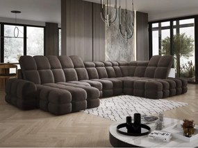 Narożnik TOLLO XL Prawostronny Elektryczna regulacja Tkanina SALVADOR 04 WERSAL