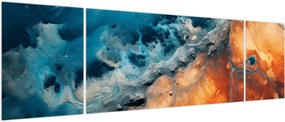 Obraz - Woda i ogień (170x50 cm)