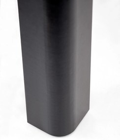 Stół okrągły rozkładany płyta kaszmir/czarny 102-142/102/76 cm RINGO