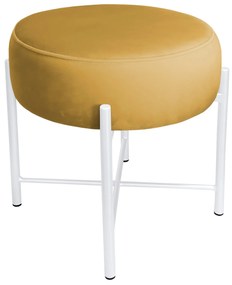 Taboret Pola noga metalowa biała MG15