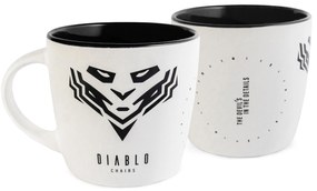 Kubek Diablo Chairs biało-czarny