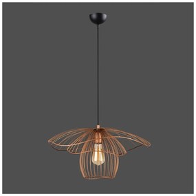 Czarno-różowa lampa wisząca ø 50 cm Root – Squid Lighting