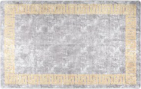 Prostokątny szary dywan 80x150 cm H4-F37