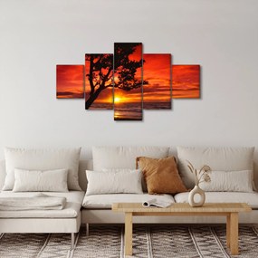Obraz - Zachód słońca (125x70 cm)