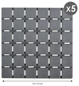 Maty antypoślizgowe 5 szt. do wanny 13x13 cm Quadro – MSV
