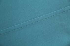 Turkusowa zasłona OXFORD 140x250 cm Zawieszanie: Taśma z wiązaniami