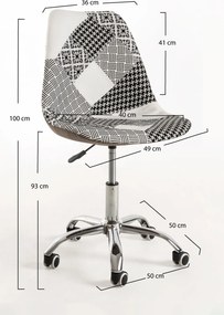 Zestaw 4 Krzese Neo Patchwork