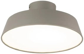 Szara okrągła lampa sufitowa LED 40 cm - V054-Welto