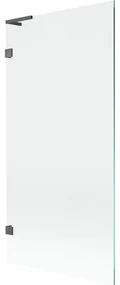 Mexen Lunar L parawan nawannowy 1-skrzydłowy 90 x 150 cm, transparent, gun gray szczotkowany - 897L-090-000-66-00