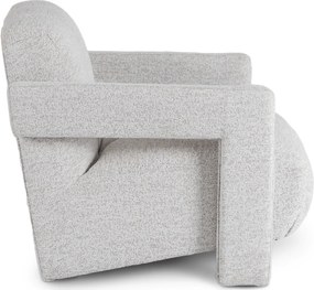 Szary fotel nowoczesny do salonu T7-K89