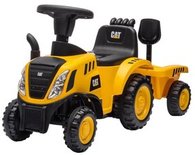 Rowerek do pchania traktor CAT 2xAA żółty/czarny