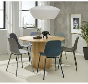 Turkusowe plastikowe krzesło Whitby – Unique Furniture
