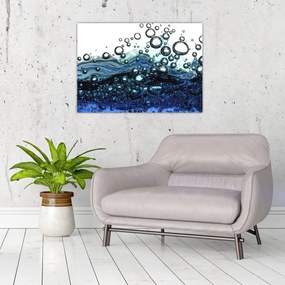 Obraz na szkle bąbelków (70x50 cm)