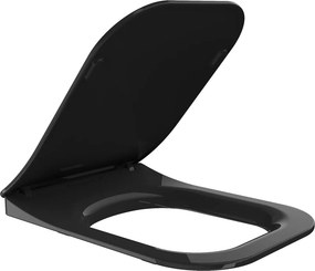Mexen Teo deska wolnoopadająca slim, duroplast, czarna połysk - 39851085