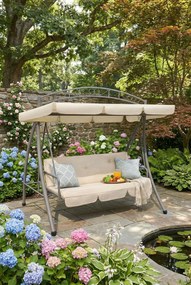 Huśtawka ogrodowa z baldachimem N9-L19