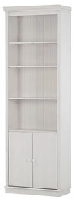 Biały regał z litego drewna sosnowego 74x223 cm Anita – Støraa