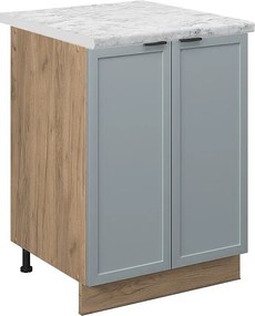 Szafki kuchenne jasnoniebiesko-szary 60x60x82 fame-line