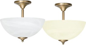 Niska złota klasyczna lampa mosiężna z dużym kloszem Y-S1ADK