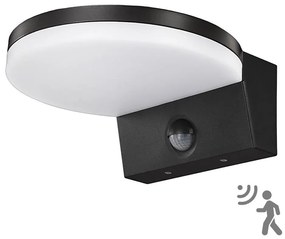 Top Light - LED Kinkiet zewnętrzny z czujnikiem LED/15W/230V IP65 czarny