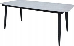 Stół ogrodowy aluminiowy 180x90 cm ze spiekiem kamiennym - solidny i trwały