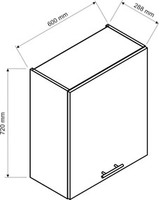 Szafka kuchenna z ociekarką 60 cm Hazi