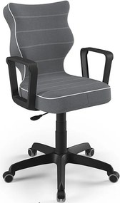 Ergonomiczne krzesło do biurka Norm Black rozmiar 5 (146-176,5 cm)