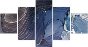 Obraz - Atrament marmurkowy (125x70 cm)