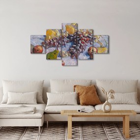 Obraz - Vincent van Gogh, Grapes, Lemons, Pears, and Apples, reprodukcje (125x70 cm)