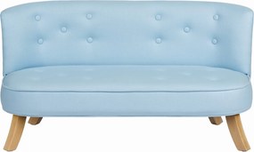 Nierozkładana sofa dziecięca Somebunny len