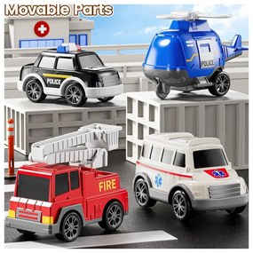 Woopie laweta drogowa zestaw 5 aut - ambulans