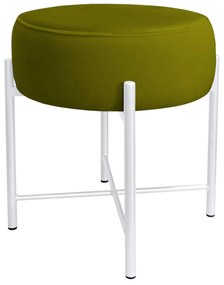 Taboret Pola noga metalowa biała BL75