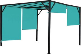 Pergola Beja turkusowo-niebieski,  3x3m