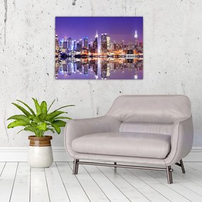 Obraz na szkle Manhattanu (70x50 cm)
