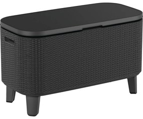 Plastikowy stolik ogrodowy z pojemnikiem na lód 83.5x40 cm Bevy – Keter