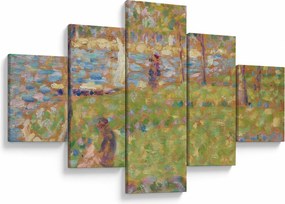 Obraz - Georges Seurat, Study for "La Grande Jatte", reprodukcje (125x70 cm)