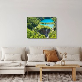 Obraz na szkle - Wodospady (70x50 cm)