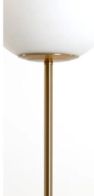Biało-złota lampa stojąca (wysokość 156 cm) Medina – Light &amp; Living